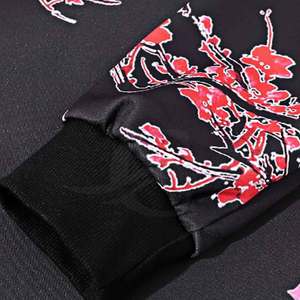 Sudadera con capucha de manga larga de invierno con cordón de bloque de color de lana francesa de gran tamaño para hombre - Product Image 4