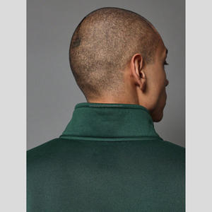 Conjunto informal de chándal de 2 piezas ODM, sudadera de corte regular con cremallera y cuello embudo, pantalones de corte recto, cinta lateral, estampado de peso pesado - Product Image 6