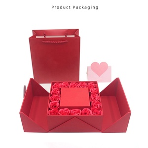 Boîte-cadeau noire à fermeture magnétique de bonne qualité Boîte avec logo personnalisé écologique Boîte d'emballage magnétique à bas prix - Product Image 4
