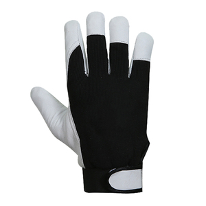 Breathable Anti-Static Mechanic Work Gloves with Safety Cuff Polyester <b>10</b>-<b>inch</b> Length - Product Image 5