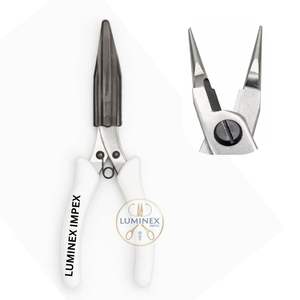 Alicates de Acero Inoxidable Japonés 2 en 1 para Hacer Joyas, con Punta Redonda y Plana para Envolver Alambre y Trabajos de Manualidades - Product Image 1