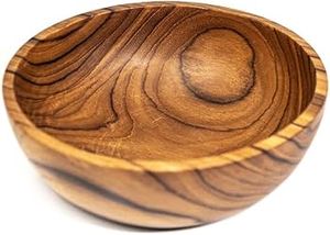 Bol en bois d'acacia avec logo personnalisé bol en bois pour dîner de mariage forme ronde fêtes de mariage vaisselle en bois bols de service à salade Offre Spéciale - Product Image 3
