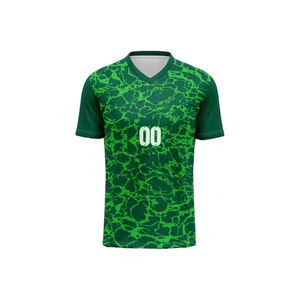 Camiseta de fútbol personalizada para hombre, camiseta de fútbol transpirable de secado rápido, uniforme de equipo impreso por sublimación, proveedor de ropa deportiva al por mayor OEM - Product Image 1