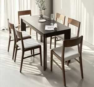 Hot Quality W550 x D480 x H810 (assuming these are mm) Cheap Price Synthetic <b>Fabric</b> SCANIA Dining Chair - Product Image 6