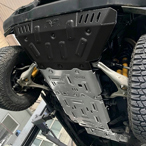 <span class=keywords><strong>Plaque</strong></span> de protection de châssis en alliage Al-Mg argenté de 8 mm de qualité supérieure pour Ford Bronco 2021-2024, kit de modification 4x4, protection de la carrosserie - Product Image 1