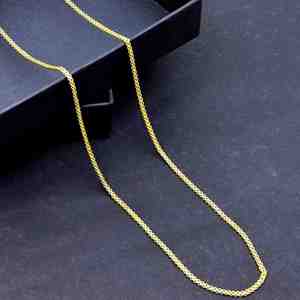 สร้อยคอทองชุบไมโคร 14K 18K 24K ลายข้าวโพดคั่ว ขายส่ง - Product Image 2