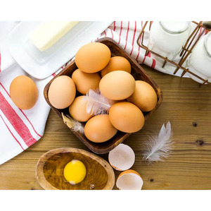 Huevos de mesa frescos de granja orgánica saludable huevos de aves de corral marrones y blancos al por mayor a granel - Product Image 1