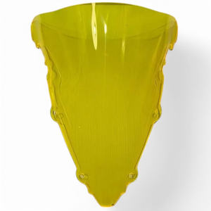 Pare-brise de moto Yamaha R6 03-05 jaune, état neuf, dôme central Y041G - Product Image 1