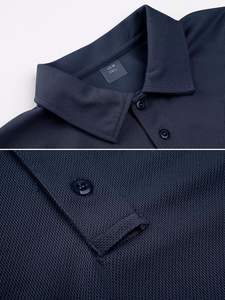 Polo de manga corta para hombre, diseño personalizado del mejor fabricante, 100% algodón, bajo MOQ, patrón sólido, tu propia marca - Product Image 6