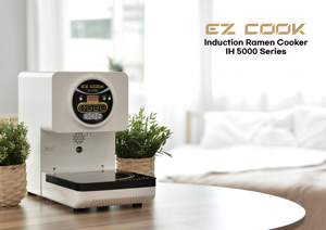 เครื่องทำราเม็ง EZCOOK IH5600 มอเตอร์ประสิทธิภาพสูง/เครื่องทำราเม็ง ใช้ได้กับเตาแม่เหล็กไฟฟ้า โครงสร้างโลหะ ทำความสะอาดง่าย ทนความร้อน - Product Image 4