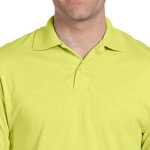 T-shirt polo décontracté pour homme en coton pur à manches courtes, personnalisable en gros pour l'été - Product Image 2