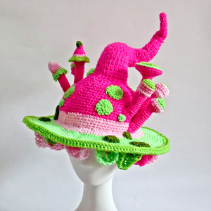 Nuevo Gorro de Hongo Multicapa Tejido a Mano para Invierno 2025, Unisex, Casual y Divertido - Product Image 5