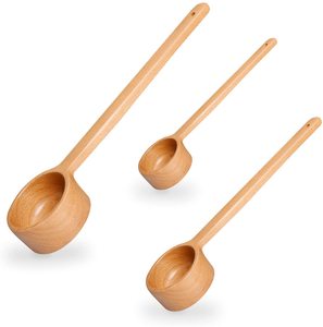 Cubiertos para mesa de desayuno, gran oferta, medición desechable, madera, cocina, madera, pequeñas mini cucharas de té para sal, azúcar, especias, té - Product Image 3