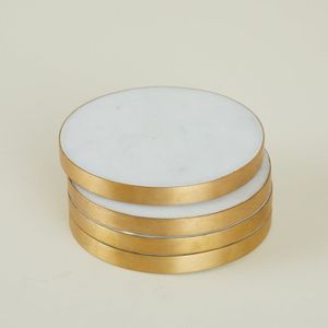 Modern designer <b>marble</b> <b>coasters</b> with luxury smooth finished and unique design for high quality tableware - Product Image 1