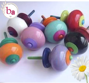 Poignées et tirettes de tiroir de placard en céramique mixte de conception moderne, couleur pleine [CK 253] pour la cuisine, la commode et la garde-robe - Product Image 1