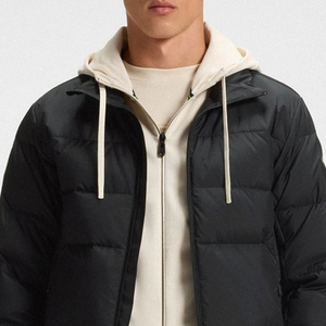 Veste matelassée pour homme à col montant, design décontracté, prix de gros, fermeture éclair, prix avantageux pour les acheteurs en gros, manches longues - Product Image 2