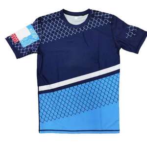 New Fashionable Rash Guard for Men Custom Logo Sportswear Shirt <b>Shorts</b> Set Custom Made Gym <b>Short</b> Sets <b>Stretch</b> Lightweight - Product Image 2