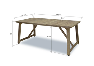 Teak <b>Outdoor</b> Garden Set 8 Seater Solid Wood Table and Chairs Weather Resistant Rustic Design for Patio Use - Product Image 5