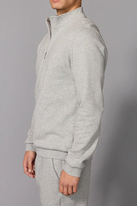 100% Cotton Demand Winter Warm Men Sweatshirt Solid Color Crew Neck <b>Blend</b> Pullover With Customize Logo & Embroidery - Product Image 3