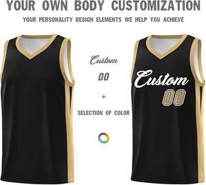 เสื้อบาสเก็ตบอลสำหรับผู้ชายเสื้อทีมออกแบบได้ตามต้องการผ้าระบายอากาศได้ดีผู้ผลิตสินค้าจำนวนมาก - Product Image 3