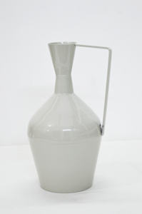 Vase de sol enduit de poudre de luxe pour mariage Vase de décoration de maison ou de mariage en métal enduit de poudre ivoire coloré de qualité supérieure Vase long - Product Image 6