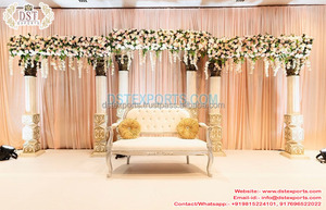 ชุดเวทีงานแต่งงานธีม jodha Akbar แบบดั้งเดิมชุดเวทีงานแต่งงานสไตล์อินเดีย - Product Image 5