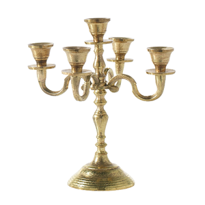 Candelabros altos de 5 brazos de primera calidad, candelabros de Color negro de hierro de diseño maravilloso para uso en bodas y restaurantes - Product Image 6