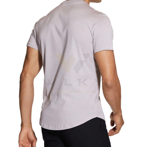 T-shirt en coton 100% premium pour homme, logo personnalisé imprimé, streetwear décontracté, t-shirt surdimensionné, vente en gros - Product Image 2
