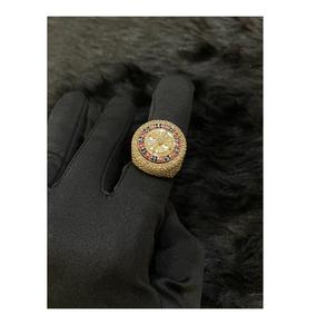 Anillos con tachuelas de diamantes naturales de oro amarillo de 14 quilates al por mayor estilo clásico de calidad superior con certificado IGI - Product Image 1