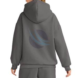 Hecho en el mejor Material, sudaderas con capucha para mujer, ropa de calle de manga larga, Sudadera con capucha de algodón, nuevas sudaderas con capucha de hombro caído a la moda para niñas - Product Image 2