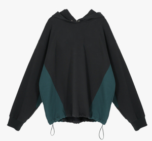 เสื้อสเวตเตอร์แบบมีฮู้ดสำหรับผู้หญิงเสื้อสเวตเชิ้ตผ้าถักทรงหลวมดีไซน์เรียบง่ายกำหนดได้เอง2025สำหรับฤดูใบไม้ร่วง - Product Image 1