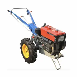 دائم 12hp 13hp حقل كهربائي ديزل بعجلتين محرك صغير motocultor قوة weeder مزرعة