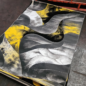 Adiva Tapis fait main en polypropylène turc Sculpture Jute Polyester Matériau Jacquard Tissé Carré pour la maison Tapis Vente en gros - Product Image 1