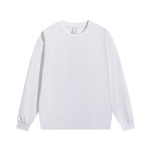 Top vente Logo personnalisé hommes hiver ras du cou polaire sweats-séchage rapide confortable 100% coton - Product Image 5