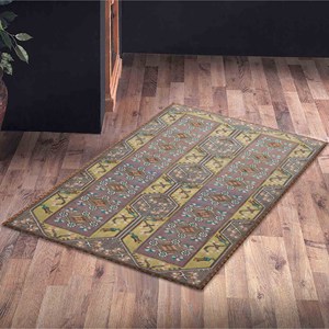 Tapis imprimé floral bohème : Tapis bohèmes élégants pour la décoration de bureau et de chambre d'enfant, tapis en velours - Product Image 5