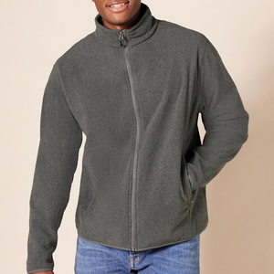 Custom Men's <b>Winter</b> Fleece Jacket 2025 Breathable Quick Dry Cotton Fleece - Product Image 5