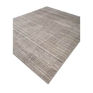 Alfombra de Lana Anudada a Mano Color Beige Marrón Manifest Re-1507 (Cs-01) - Alfombra Rectangular Abstracta a Rayas para Pasillo, Sala de Estar o Habitación Estilo Afgano - Product Image 2