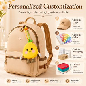 Porte-clés portable <span class=keywords><strong>en</strong></span> silicone de style japonais <span class=keywords><strong>en</strong></span> forme de pomelo, mini sac de rangement <span class=keywords><strong>en</strong></span> silicone - Product Image 4
