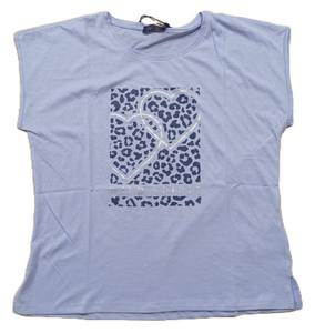 Camiseta de algodón para mujer, moda de verano para ropa informal, cuello redondo transpirable y que absorbe el sudor - Product Image 5