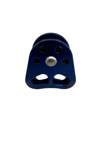 Poulie simple en aluminium avec plaque latérale mobile ouverte pour l'accès par corde en escalade, le sauvetage et l'équipement d'arboriculture - Product Image 4