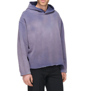 Nueva llegada 2025 Sudadera con capucha de peso pesado Blanks Acid Wash Black Acid Wash Unisex Hoodie Men High Quality Acid Wash Hoodie - Product Image 5