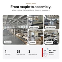 Tour de Pilates Professionnelle 2-en-1 en Bois d'Érable Massif avec Ressorts à Câble Musical pour Studio Commercial CE ISO