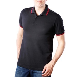 เสื้อเชิ้ตแขนสั้นผู้ชาย ผ้าฟลีซแห้งเร็ว ลายเรียบ ไซส์ใหญ่ พร้อมป้ายยี่ห้อส่วนตัว โพลีเอสเตอร์/คอตตอน คุณภาพพรีเมียม - Product Image 3