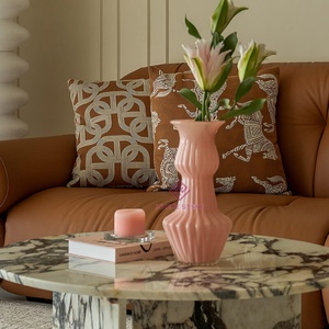 โต๊ะกาแฟทรงกลมหินอ่อนธรรมชาติสไตล์อาหรับคาลาแคตตาวิโอลาบิโค - Product Image 4