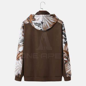 Sudaderas con capucha y sudaderas de alta calidad para hombre, ropa de calle de diseño único, Sudadera con capucha y hombros caídos a precio al por mayor más vendida - Product Image 2