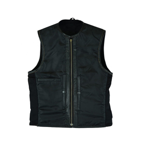 เสื้อกั๊กมอเตอร์ไซค์หนังดีไซน์ใหม่ทันสมัย ป้องกันลม ไซส์ใหญ่ สำหรับผู้ชาย คุณภาพสูง กันน้ำ ระบายอากาศ ป้องกันรังสียูวี แห้งเร็ว - Product Image 4