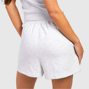 กางเกงขาสั้นผ้าฝ้ายลำลองสำหรับผู้หญิงแบบแห้งเร็วมีความยืดหยุ่นสูงทรงหลวมดีไซน์พิมพ์ลายคาร์โก้ - Product Image 5