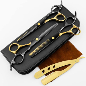 Jeu de 4 ciseaux professionnels pour coiffeurs Ciseaux de coupe de cheveux/Ciseaux de coiffeur SUPER VENTE - Product Image 1