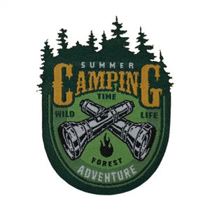 Custom <b>Design</b> Fabric Woven Full Embroidered Logo Iron on 3D Embroidery Badges Patches - Product Image 2