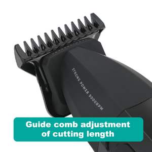 Tondeuse à cheveux professionnelle sans fil rechargeable par USB pour hommes, lame en T DLC à écartement zéro pour barbe, tondeuse professionnelle sans fil USB - Product Image 4